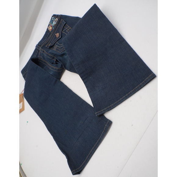 RARE True Religion World Tour Becky Swarovski PINK Crystal buttons. Size 28 - Picture 5 of 13